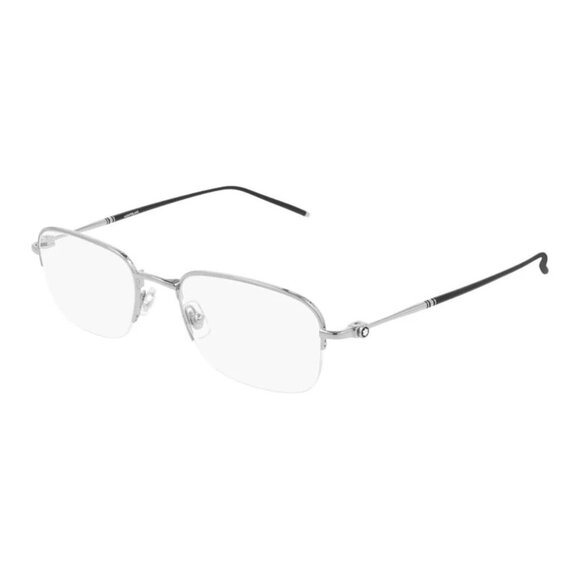 NEW  MONTBLANC EYEGLASSES SILVER MEN EYEWEAR MONTBLANC MB0131O 001 - Picture 1 of 3